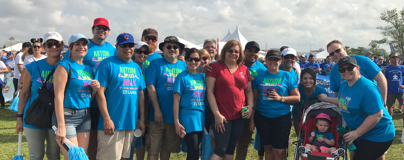 Since April 2010 LAAD has been part of the Annual Walk for Autism